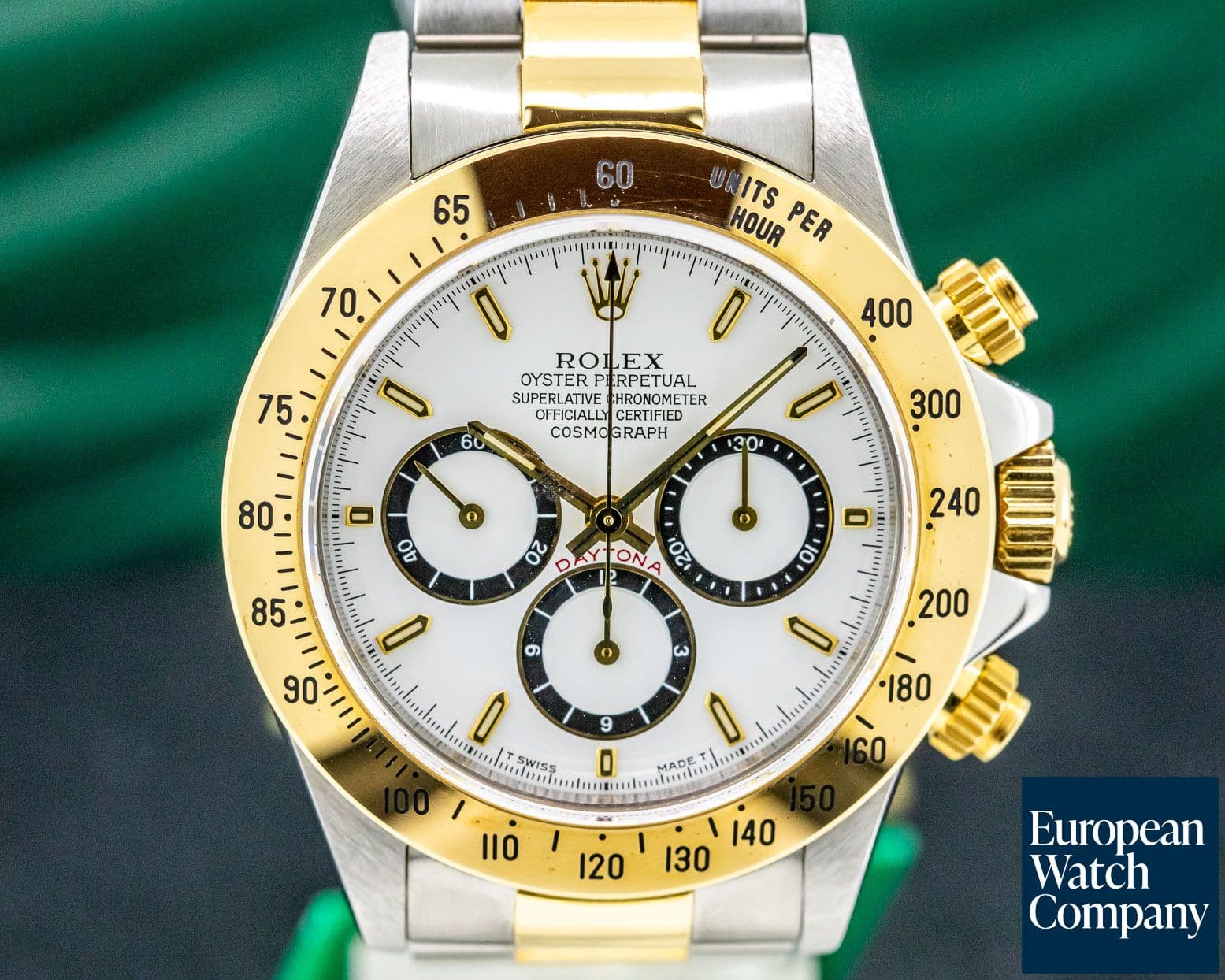 Image of Rolex Zenith Daytona Cosmograph 18K Yellow Gold / SS NEW OLD STOCK