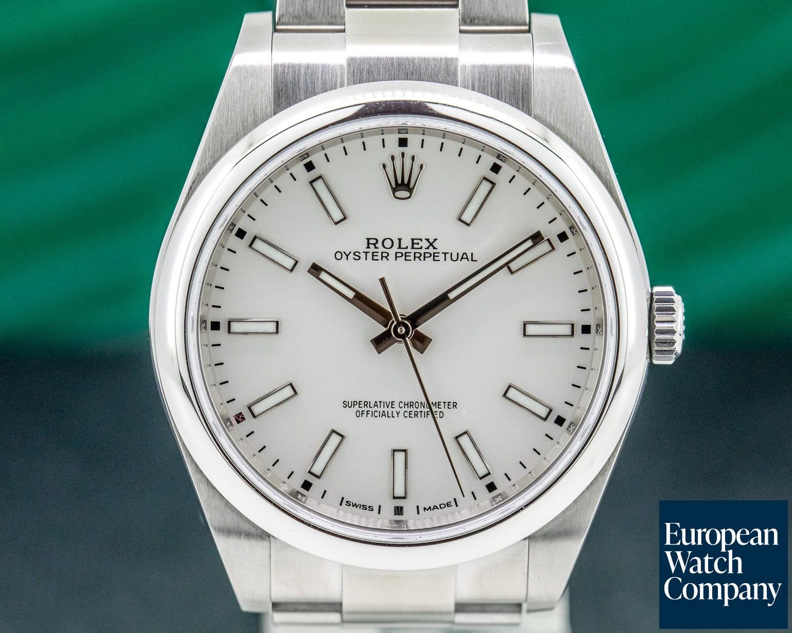 Image of Rolex Oyster Perpetual SS White Stick Dial 