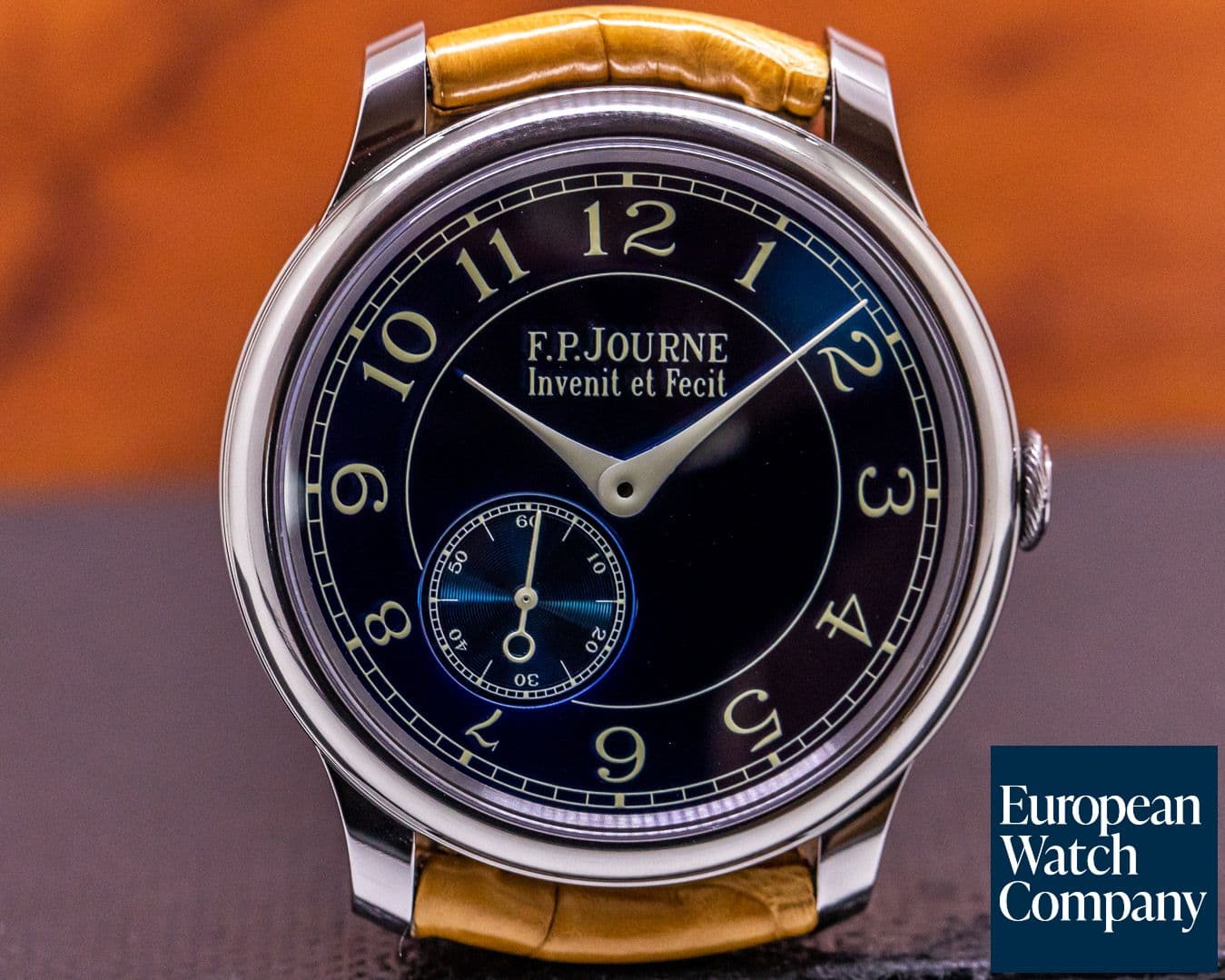 Image of F. P. Journe Chronometre Bleu Tantalum Blue Dial 