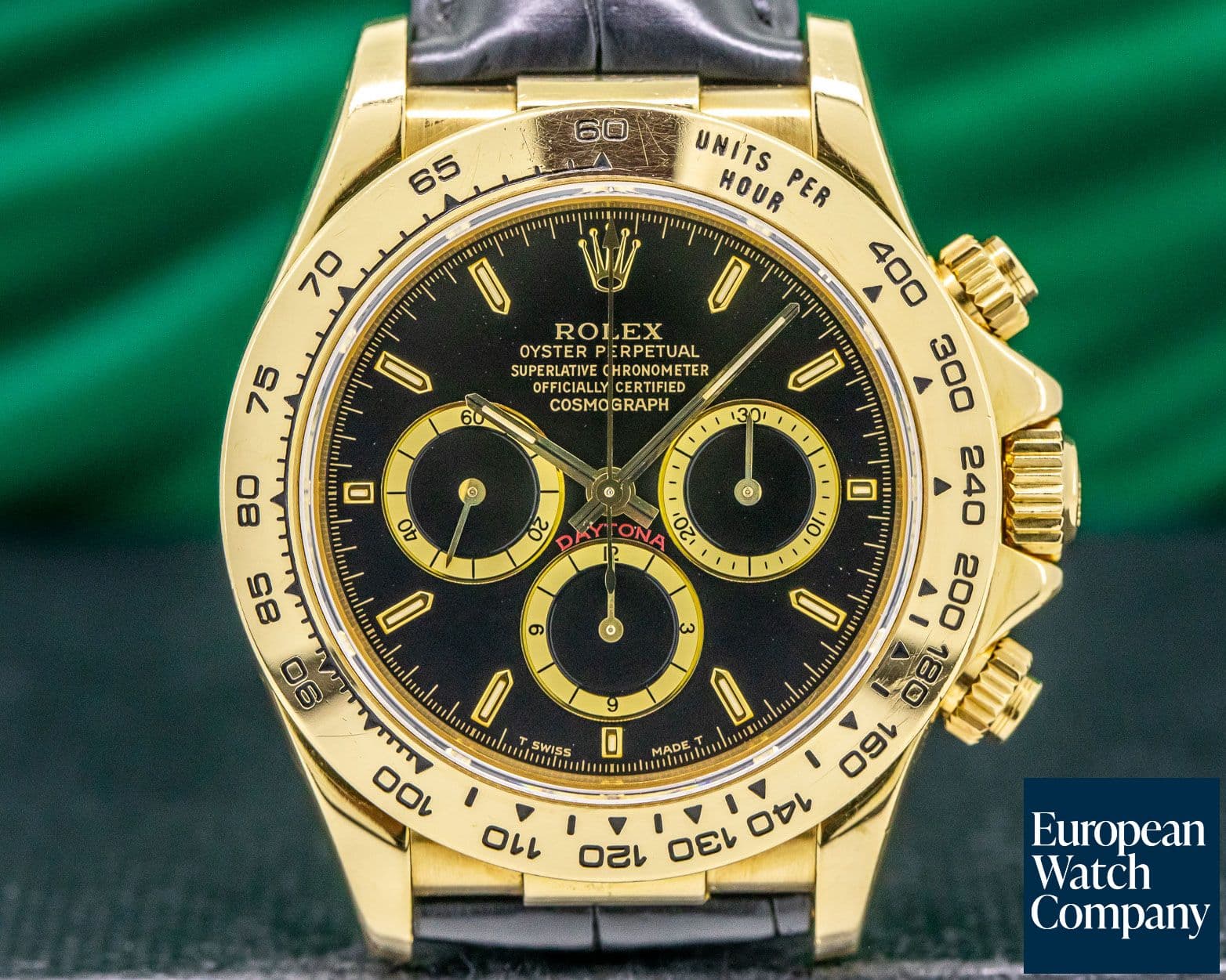 Image of Rolex Zenith Daytona 18k Yellow Gold Strap 