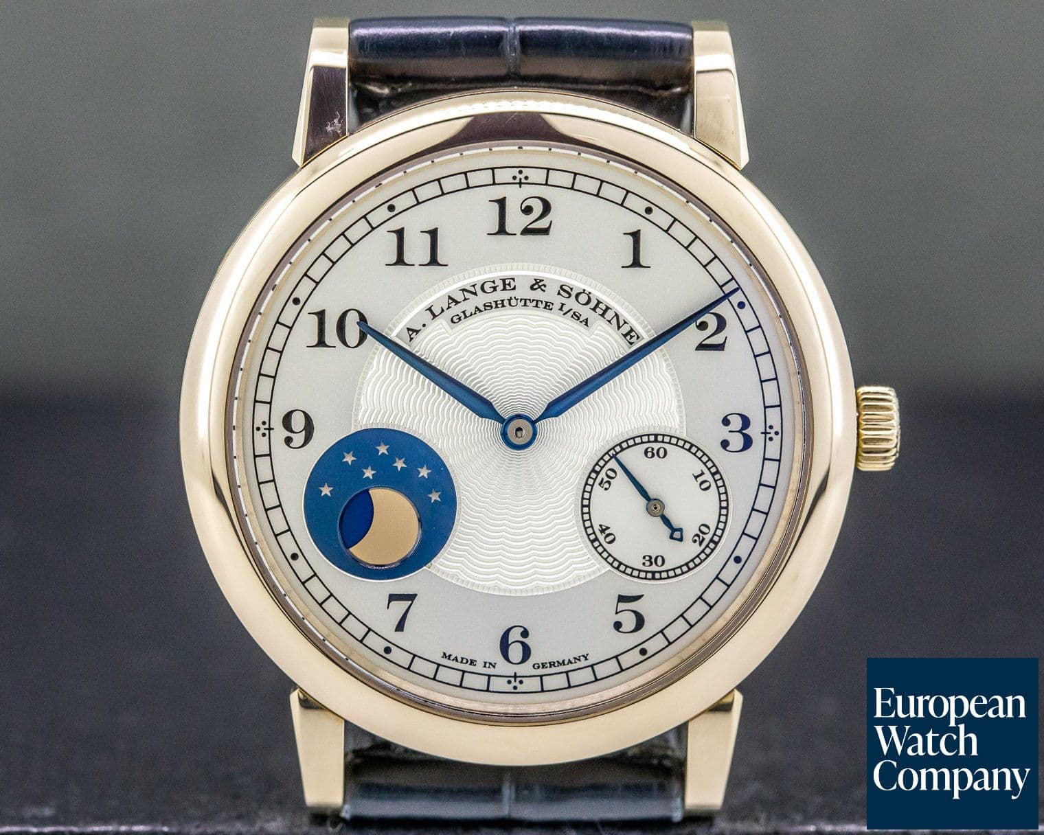 Image of A. Lange and Sohne 1815 Moonphase Honey Gold Hommage to FA Lange