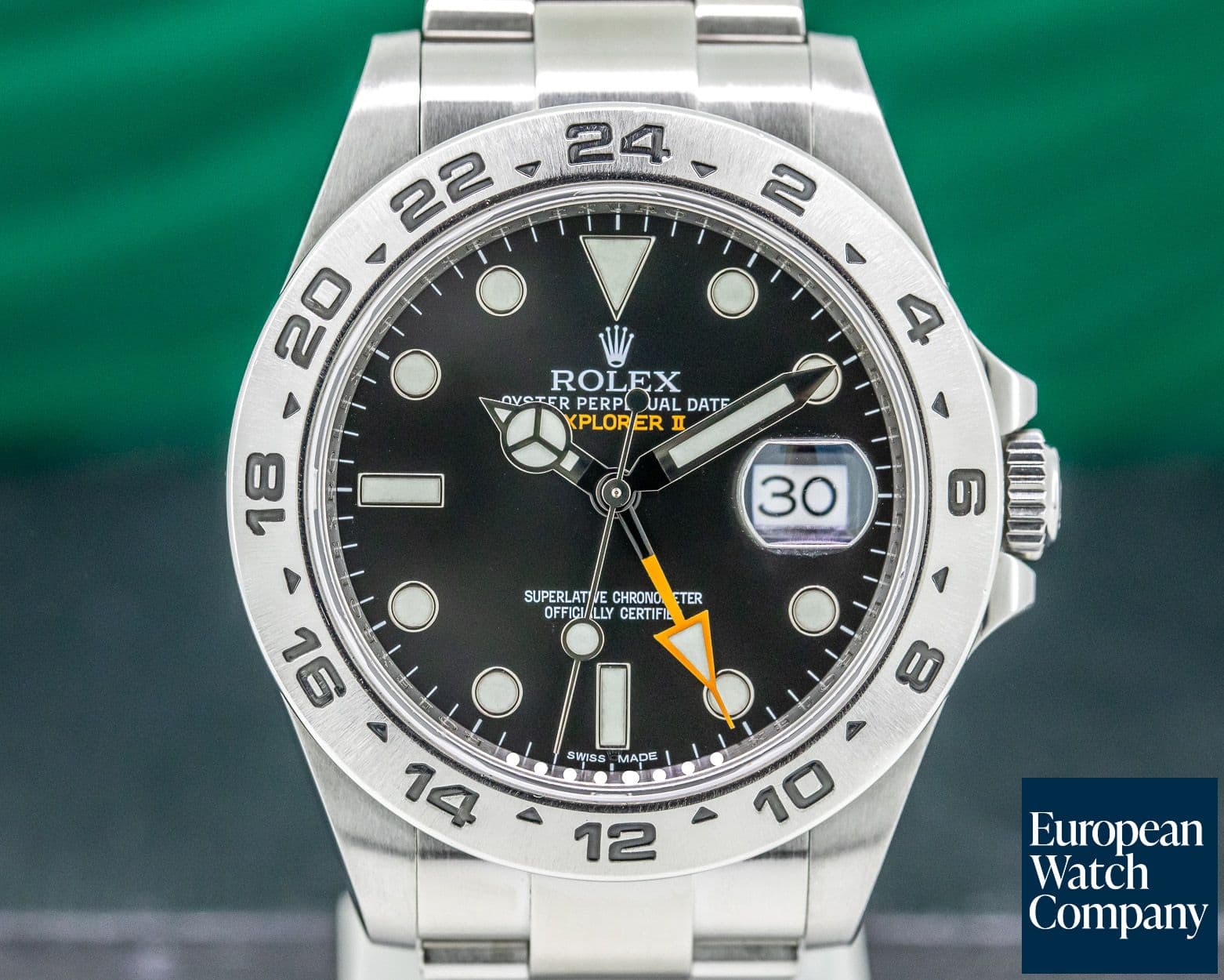Image of Rolex Explorer II Black Dial SS / FULL SET 