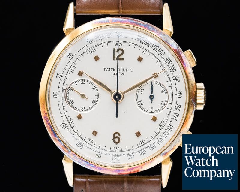 Image of Patek Philippe 1579 Vintage Chronograph 18K Yellow INCREDIBLE PATINA 