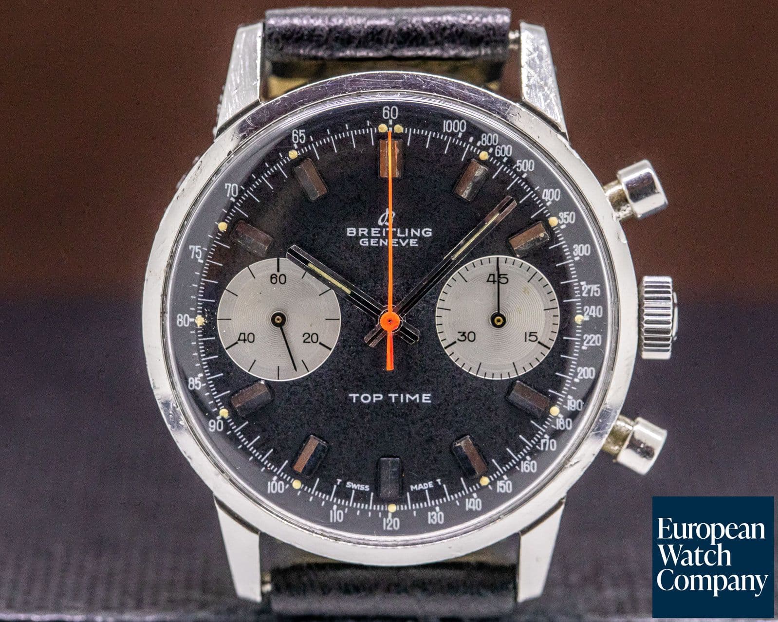 Image of Breitling Vintage Top Time Bi Compax Black Dial