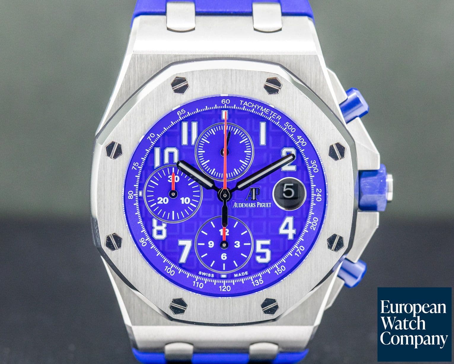 Image of Audemars Piguet Royal Oak Offshore Blue Dial SS / Rubber