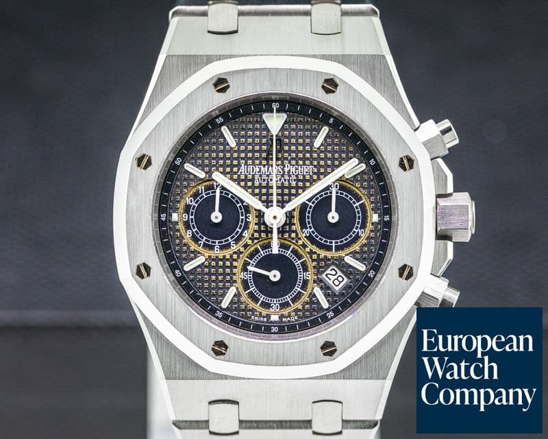 Image of Audemars Piguet Royal Oak Chronograph Blue Dial SS / SS TROPICAL