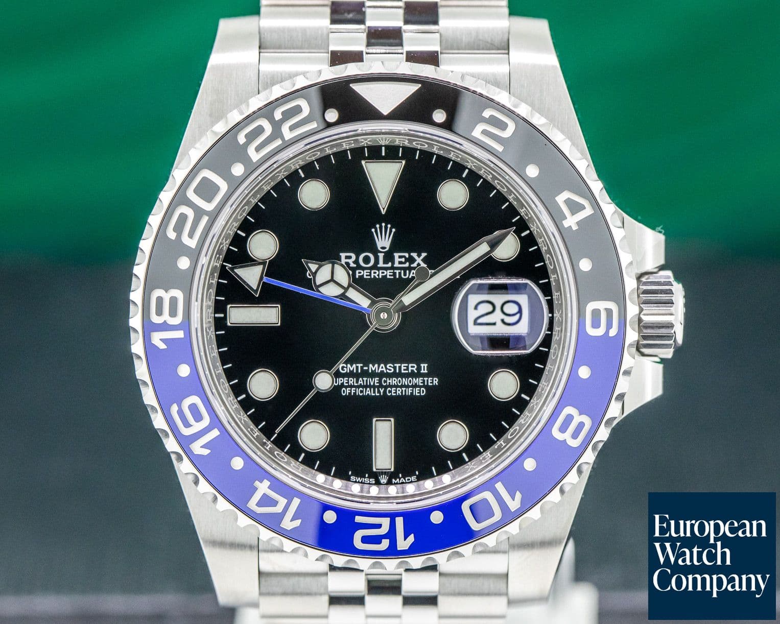 Image of Rolex GMT Master II Ceramic "Batman" SS / Jubilee UNWORN