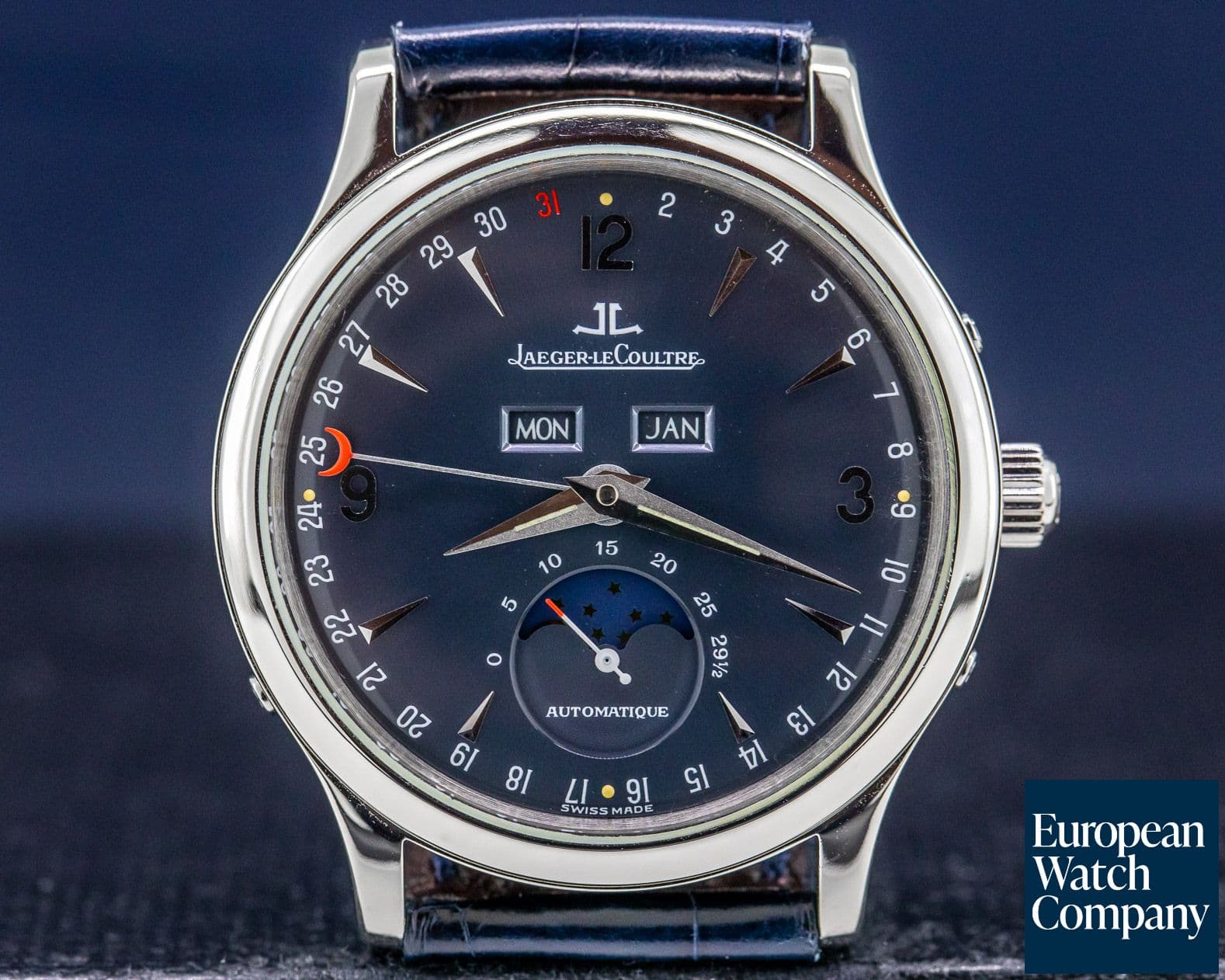 Image of Jaeger LeCoultre Master Moon Platinum Limited Edition RARE LIMITED