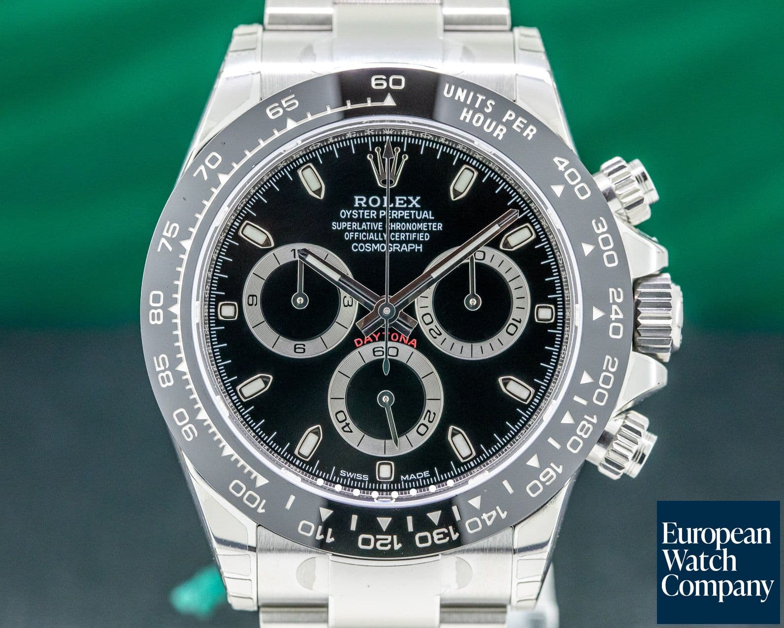 Image of Rolex Daytona Ceramic Bezel SS / Black Dial UNWORN STICKERS