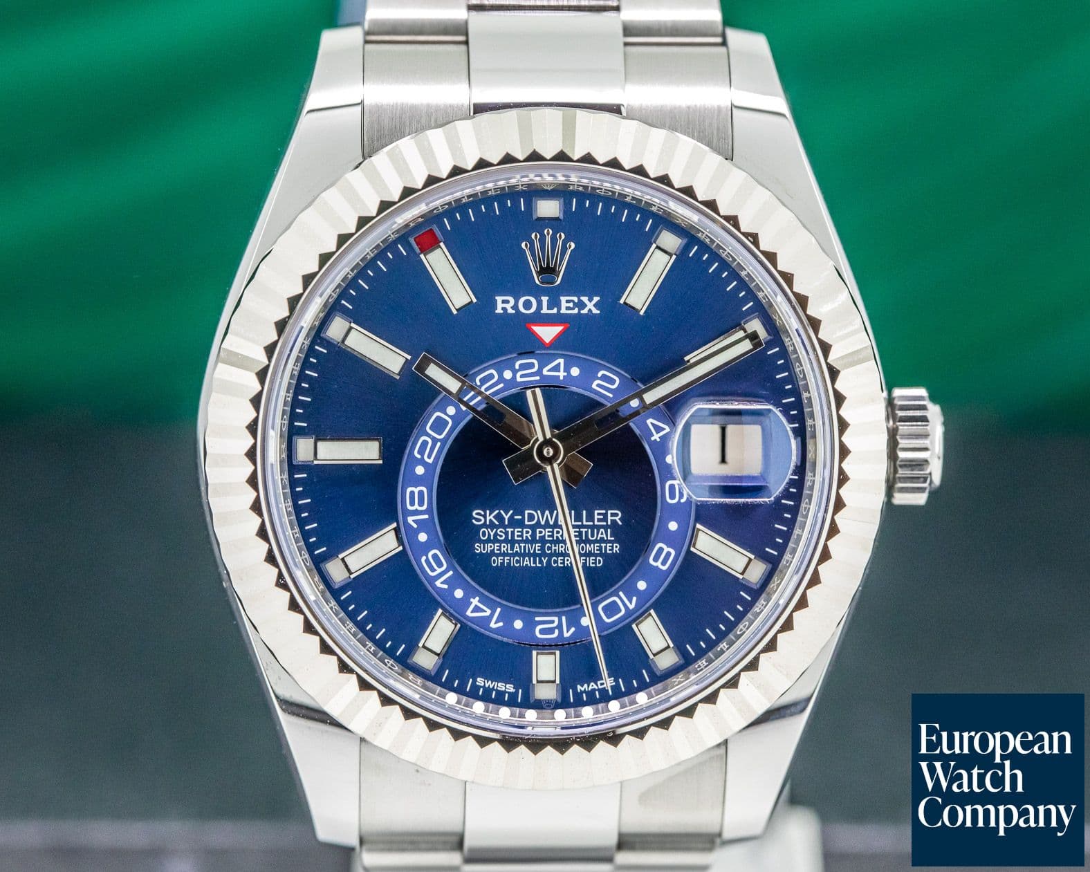 Image of Rolex Sky Dweller Steel Blue SS / Bracelet 