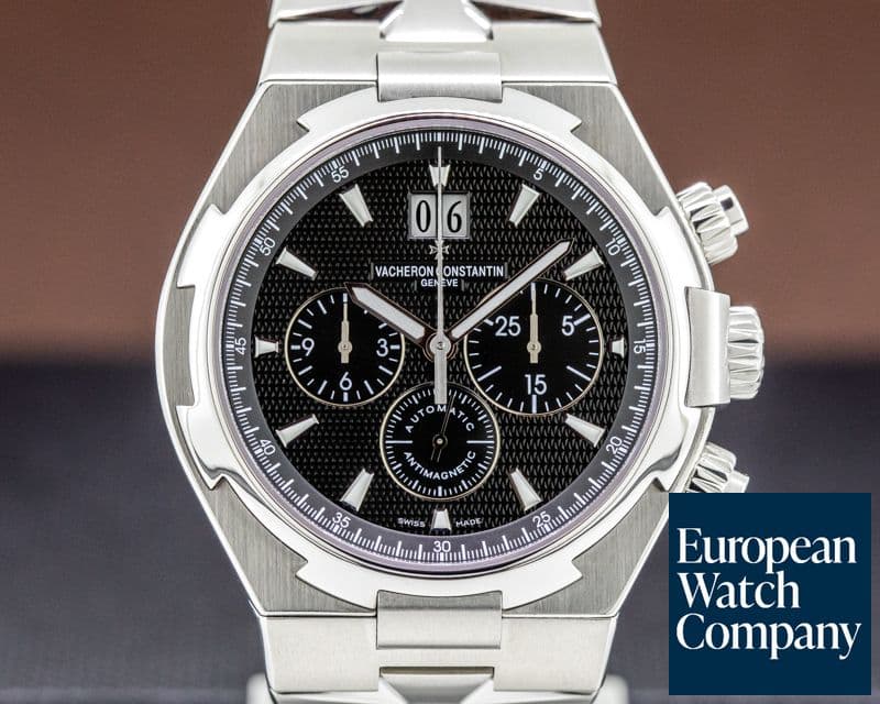 Image of Vacheron Constantin Overseas Chronograph Black Dial SS / SS 