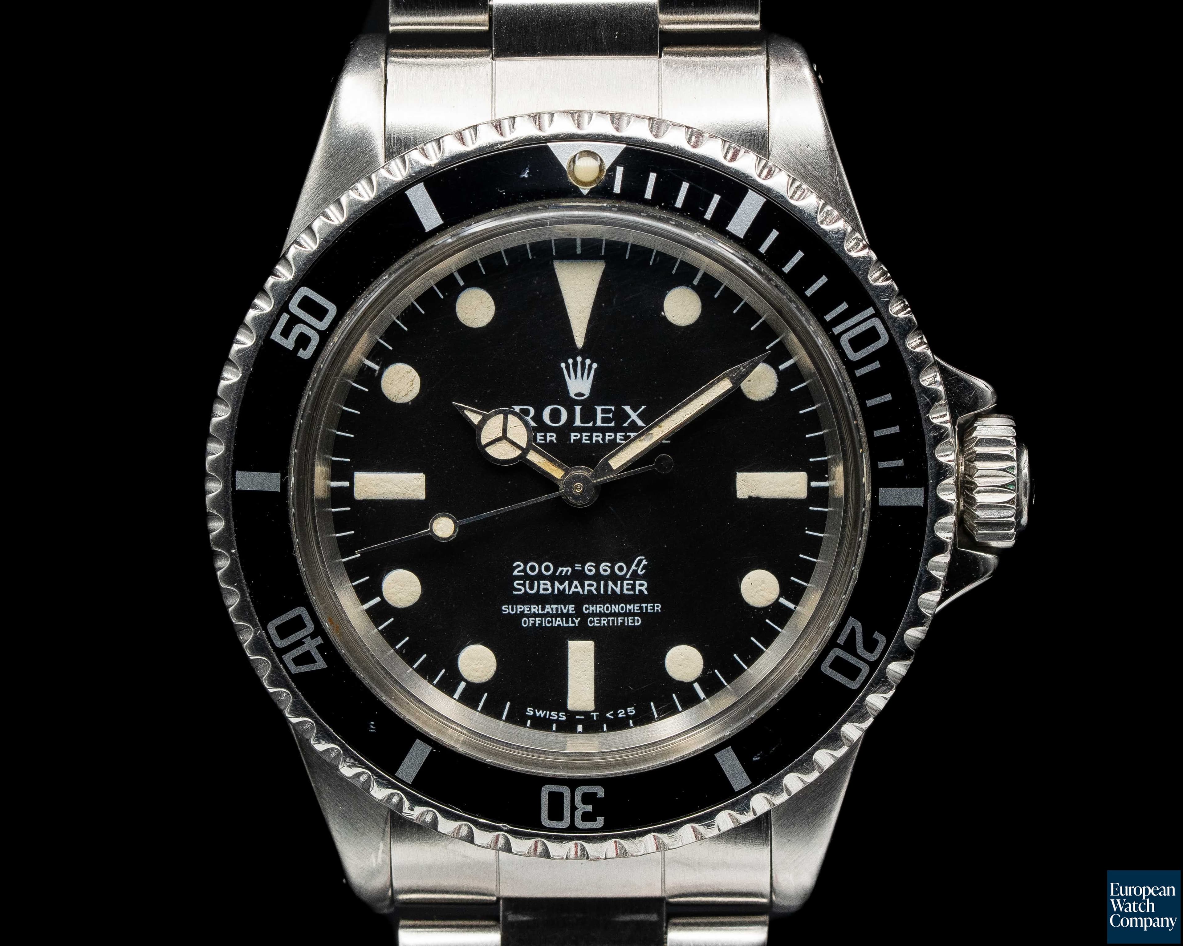 Image of Rolex Vintage Submariner 5512 "METERS FIRST" Matte Dial ORIGINAL PAPERS