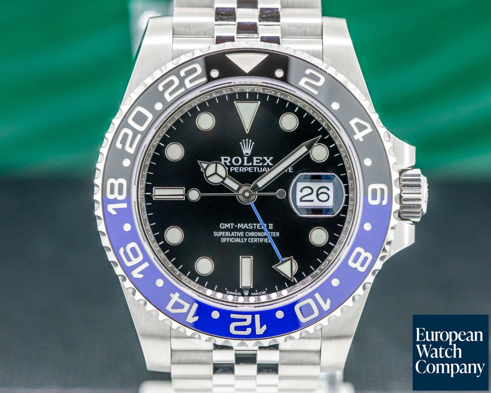 Image of Rolex GMT Master II Ceramic "Batman" SS / Jubilee UNWORN