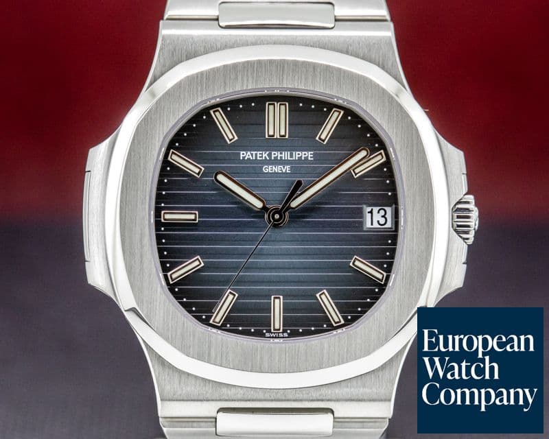 Image of Patek Philippe Jumbo Nautilus Blue Dial SS ORIGINAL OWNER