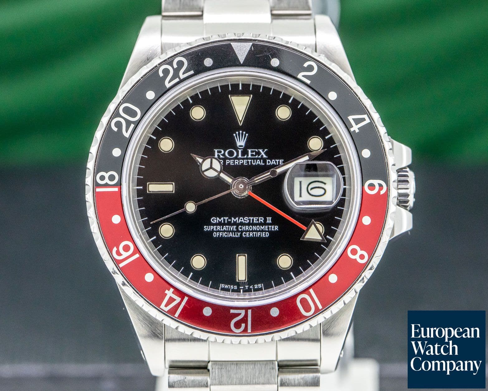 Image of Rolex GMT Master "FAT LADY" Red / Black c. 1986