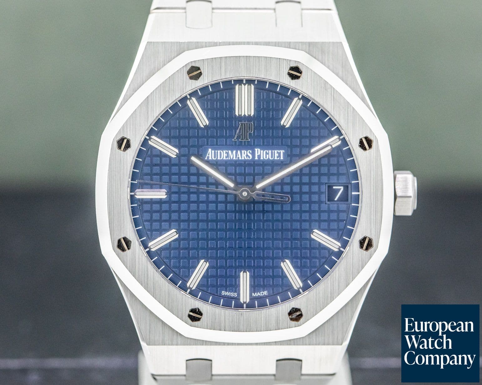 Image of Audemars Piguet Royal Oak Blue Dial 15500ST 