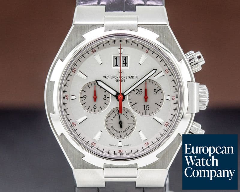 Image of Vacheron Constantin Overseas Chronograph SS Silver Dial / Rubber LIMITED