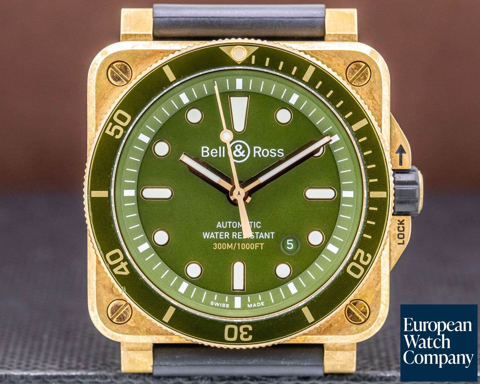 Image of Bell & Ross BR 03-92 Diver Bronze Green Dial Automatic 42mm LIMITED