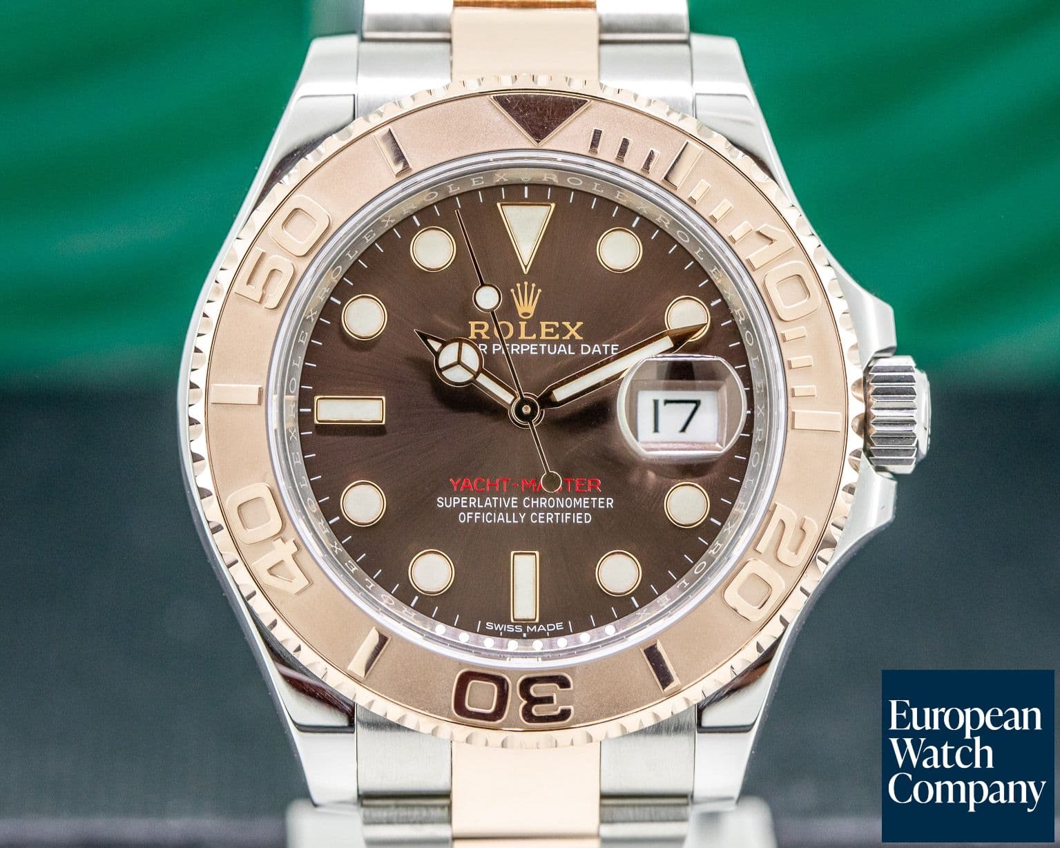 Image of Rolex Yacht Master 18K / SS Chocolate Dial