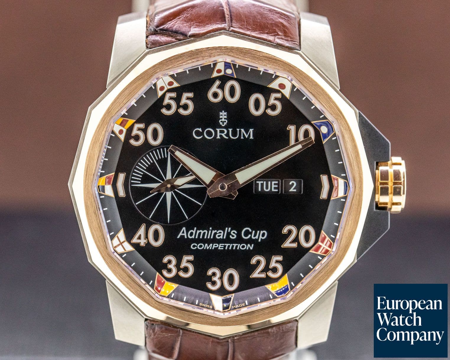 Image of Corum Admiral's Cup Competition 48 Titanium/18k Rose Gold