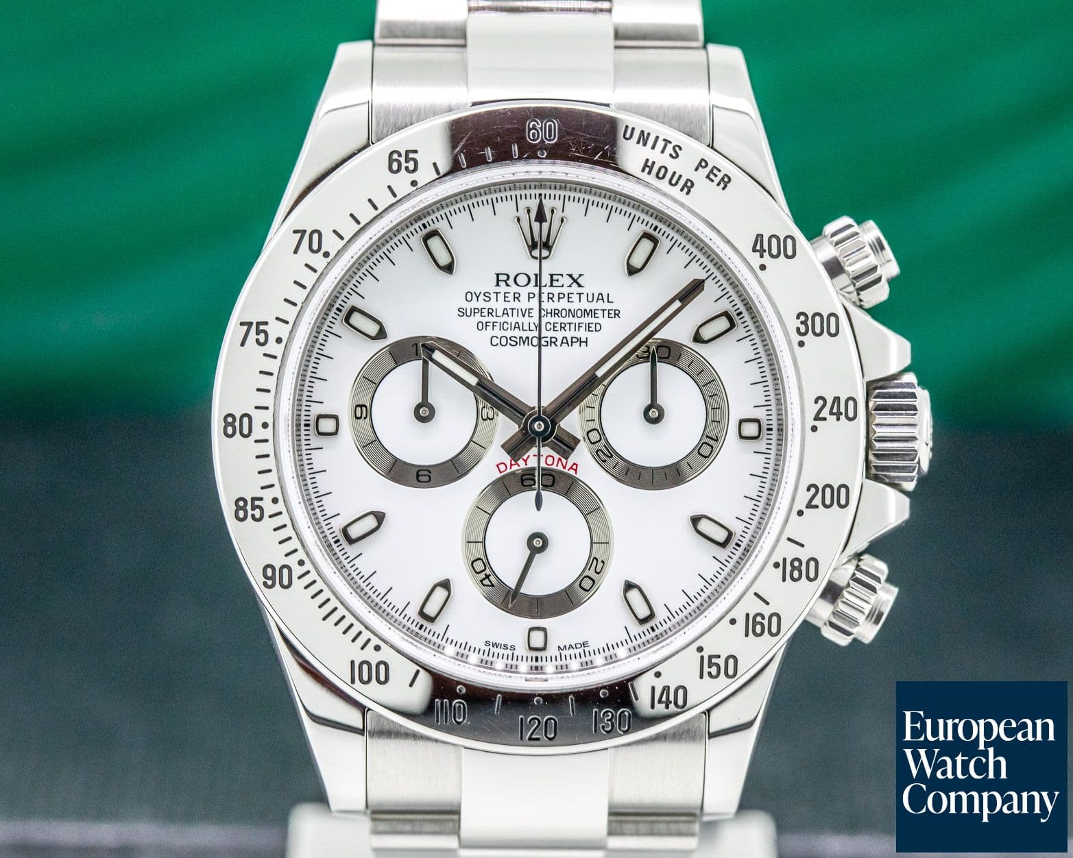 Image of Rolex Daytona White Dial SS FULL SET ORIGINAL OWNER 