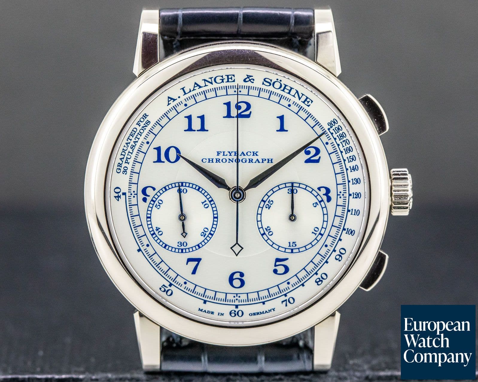 Image of A. Lange and Sohne 1815 Chronograph 18K White Gold BOUTIQUE EDITION 