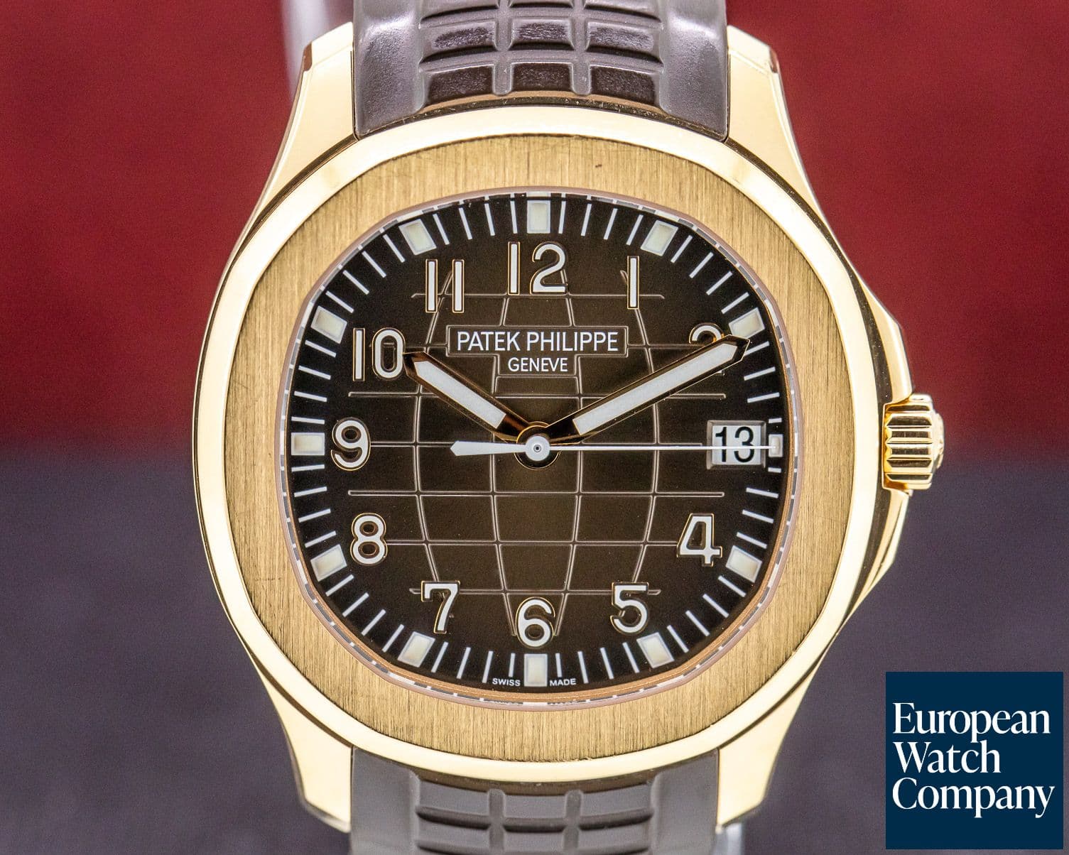 Image of Patek Philippe Aquanaut 18K Rose Gold / Brown Dial