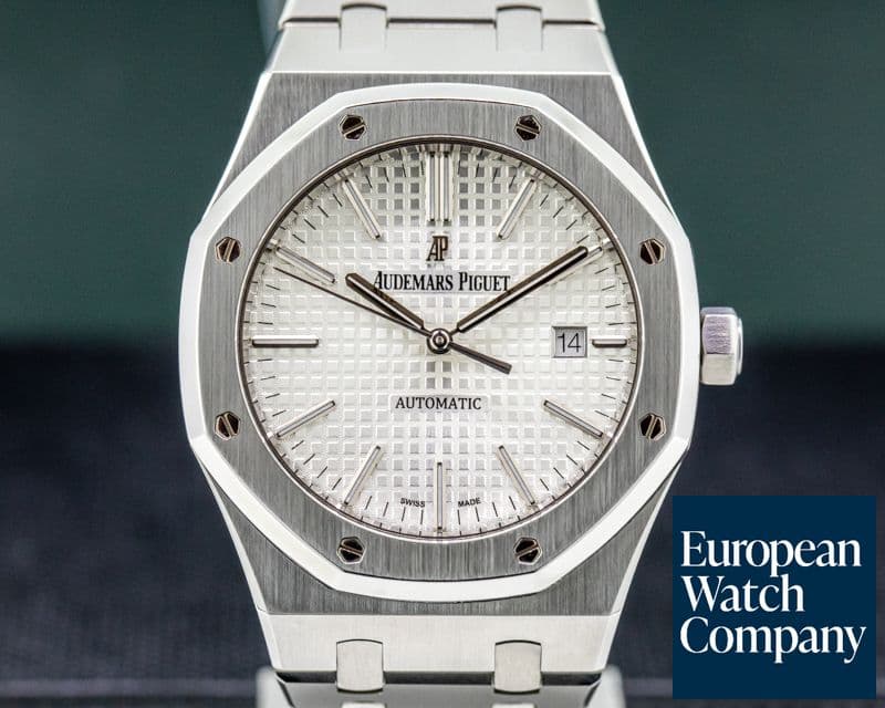 Image of Audemars Piguet Royal Oak White Dial SS / SS 