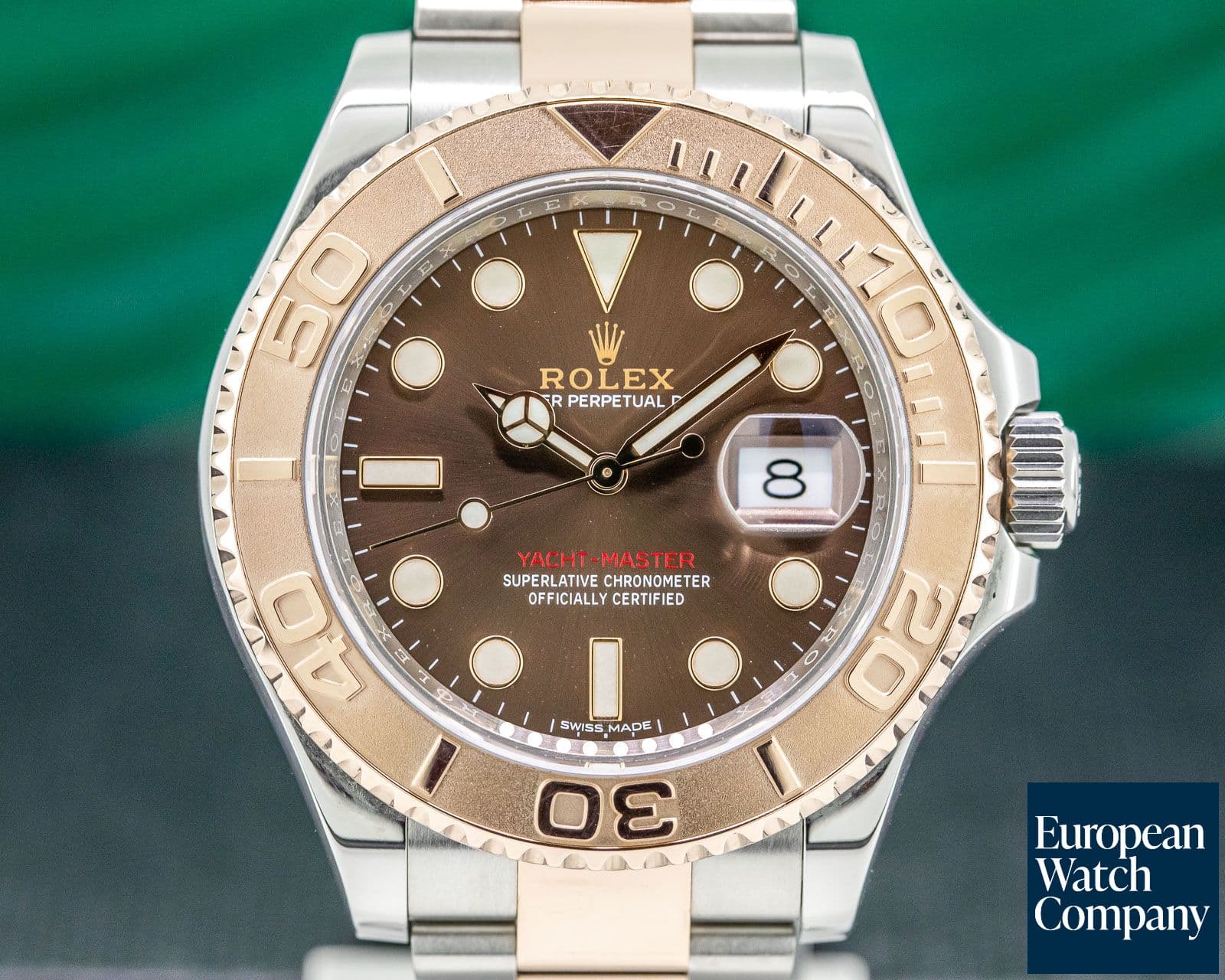 Image of Rolex Yacht Master 18K / SS Chocolate Dial