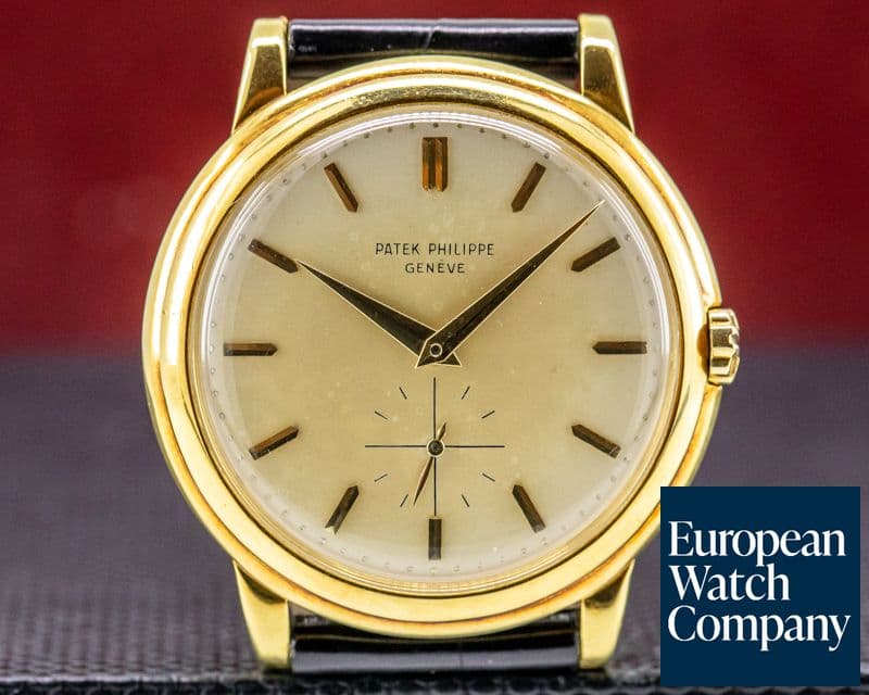 Image of Patek Philippe Calatrava 2552 Automatic 'DISCO VOLANTE' 18K Yellow Gold 1957