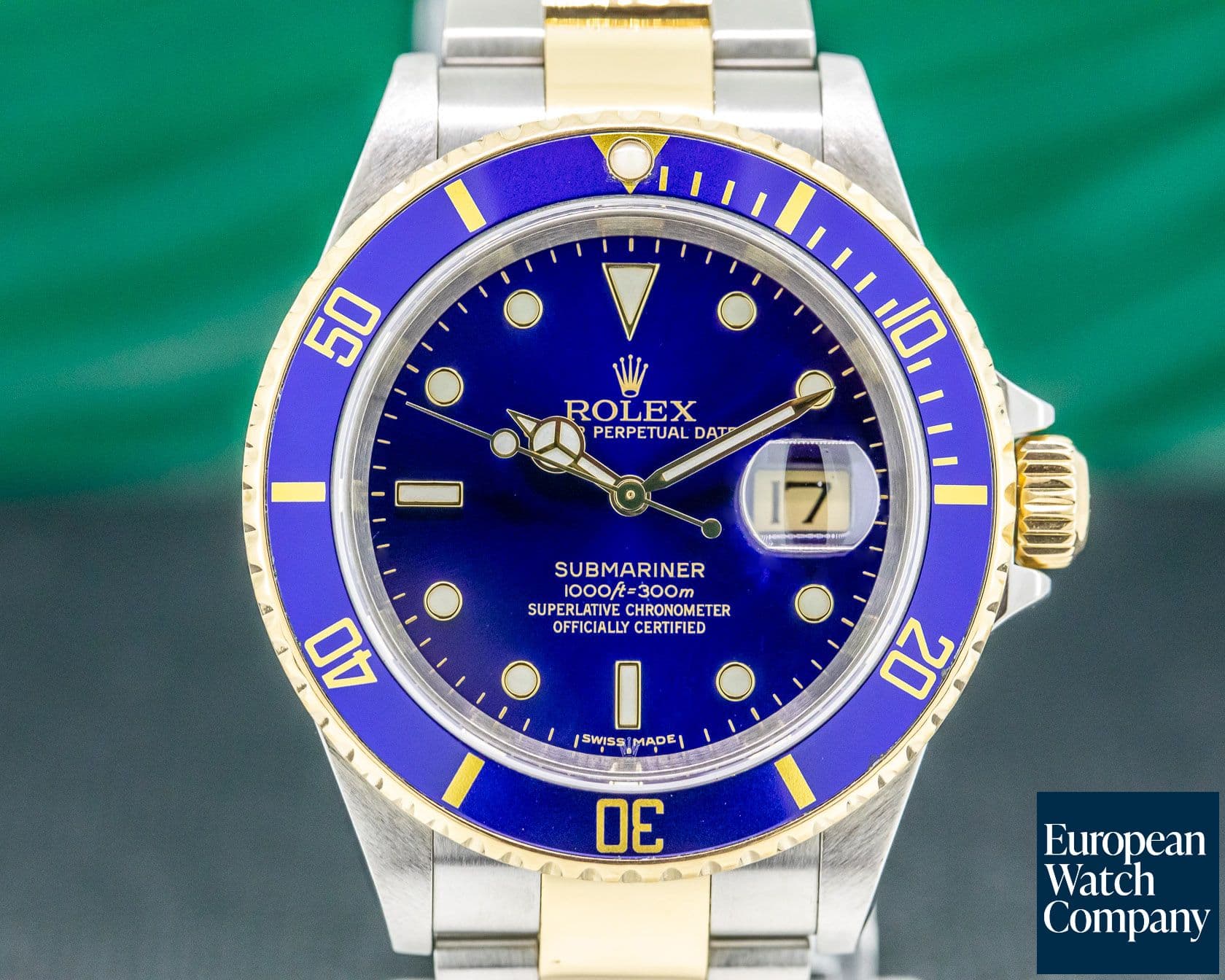 Image of Rolex Submariner Blue Dial SS / 18K