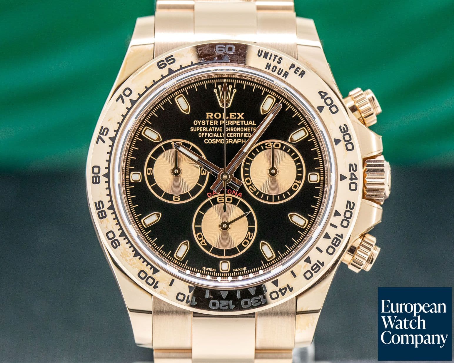 Image of Rolex Daytona Everose Black Dial 18K Rose Gold / Bracelet 2019