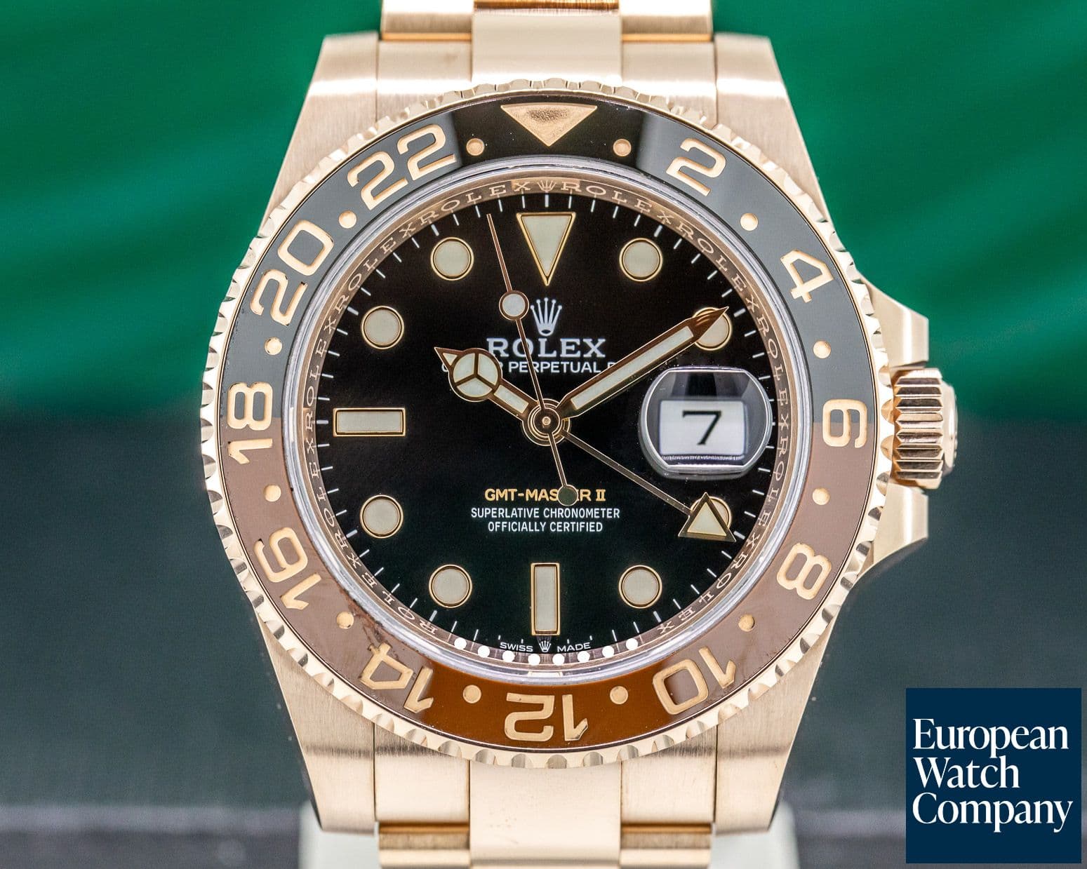 Image of Rolex GMT Master II 18K Everose Ceramic Root Beer
