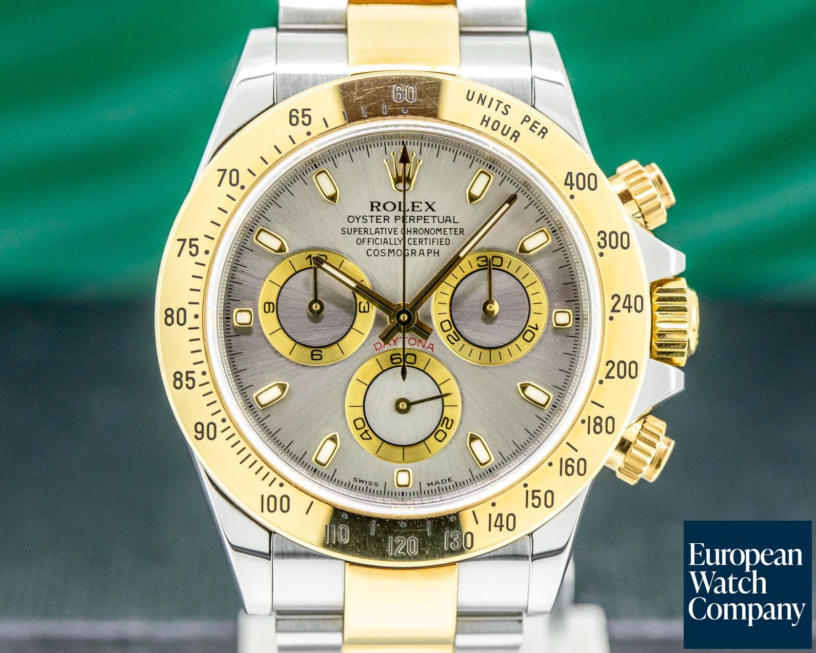 Image of Rolex Daytona Slate Dial 18K Yellow Gold / SS FULL SET
