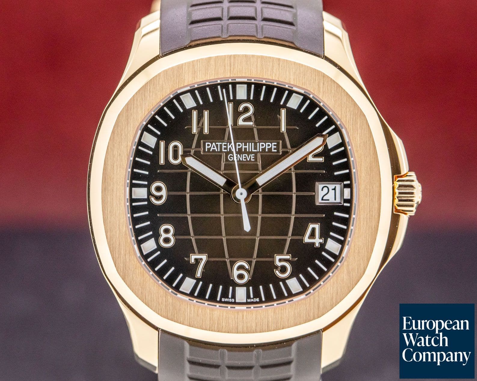 Image of Patek Philippe Aquanaut 18K Rose Gold / Brown Dial 2019
