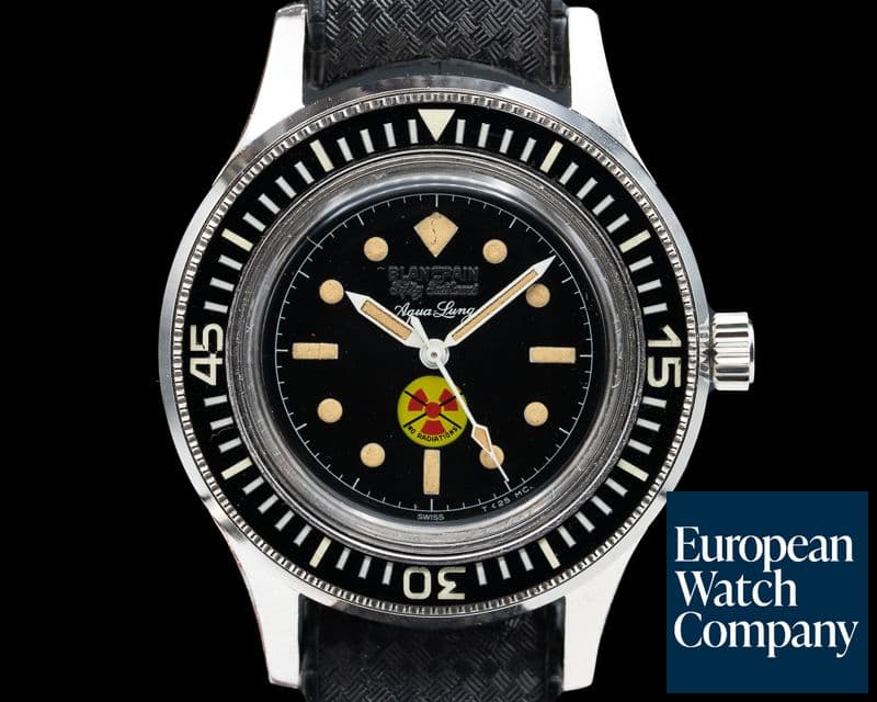 Image of Blancpain Vintage Fifty Fathoms Aqualung "No Radiation"  