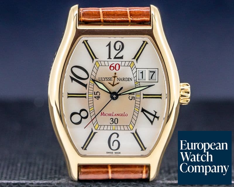 Image of Ulysse Nardin Michelangelo Big Date 18k Yellow Gold