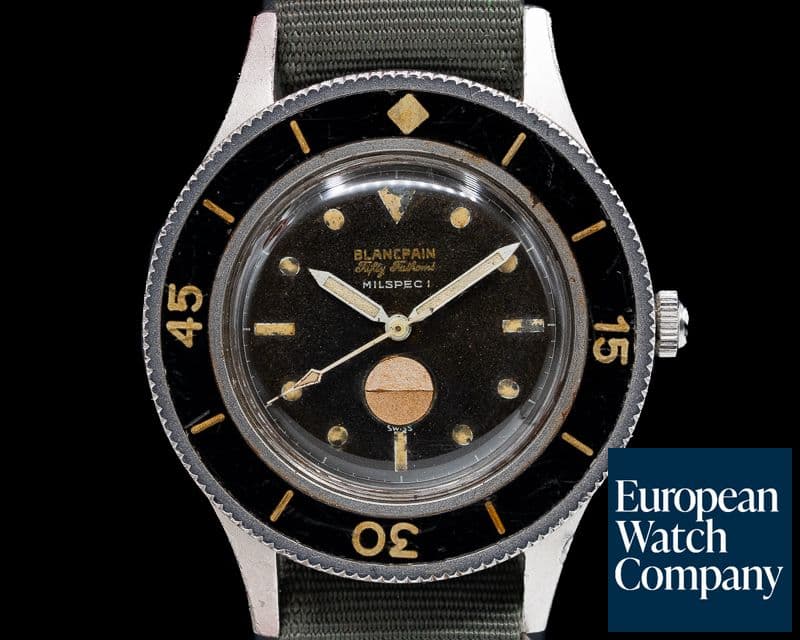 Image of Blancpain Fifty Fathoms Milspec 1 Radium "DIVE MASTER PROVENANCE"