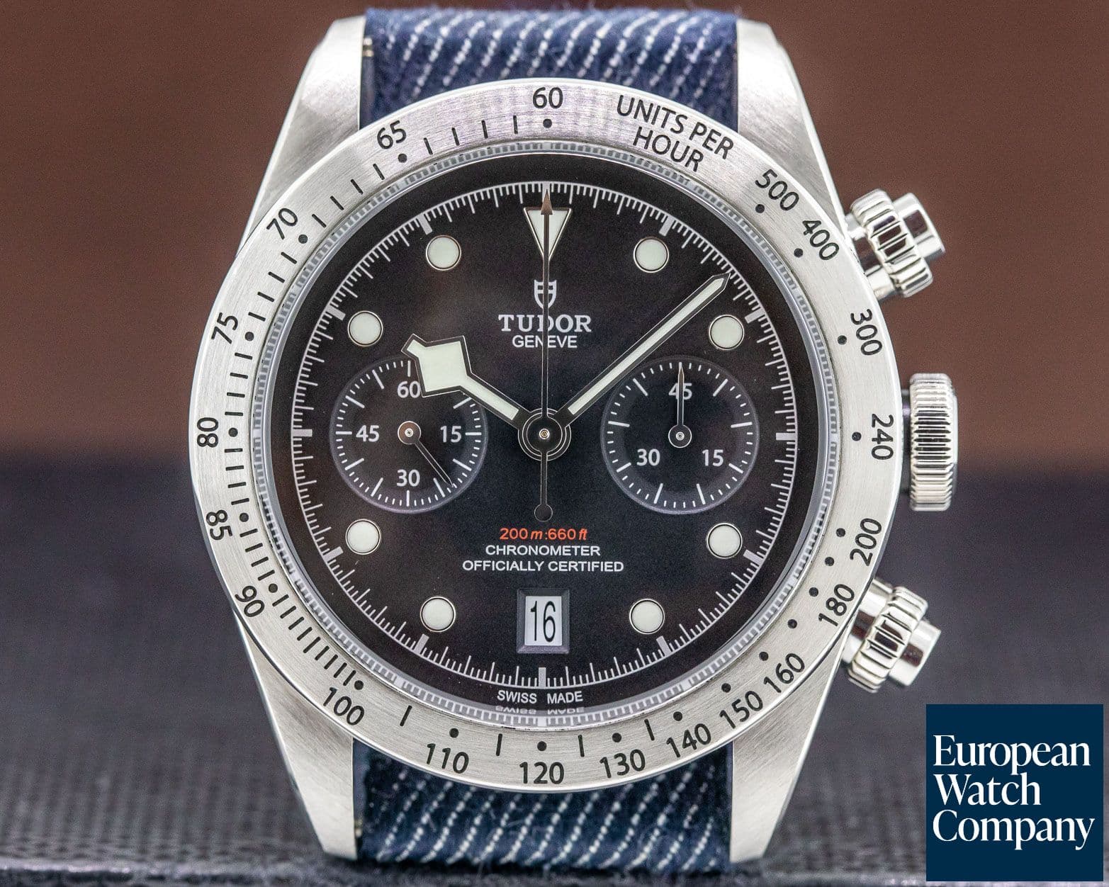 Image of Tudor Tudor Heritage Black Bay Chronograph / SS Deployant