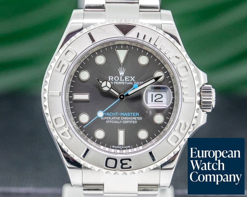 Image of Rolex Yacht Master SS Rhodium Dial / Platinum Bezel