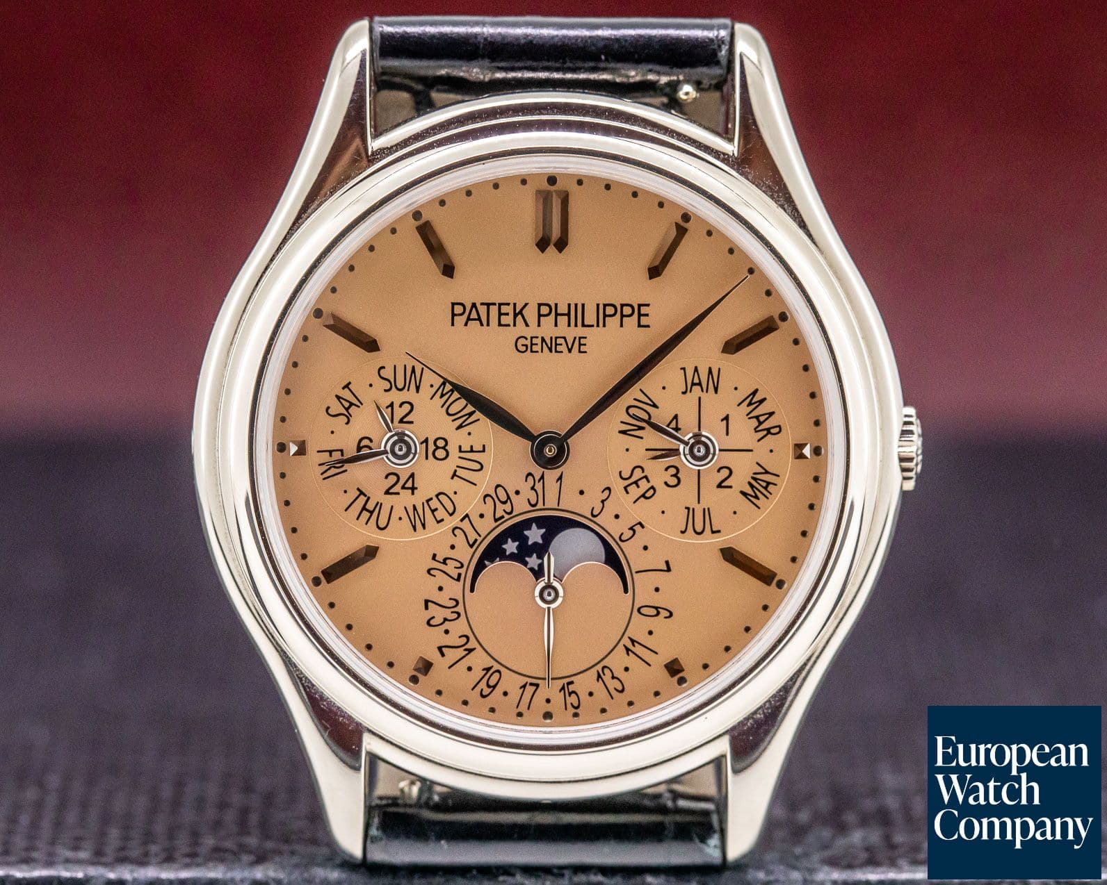 Image of Patek Philippe Perpetual Calendar "Saatchi" SALMON DIAL 18K White Gold LIMITED