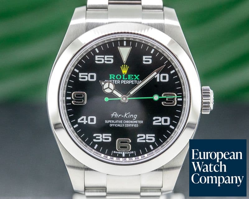 Image of Rolex Air King Black Dial SS 