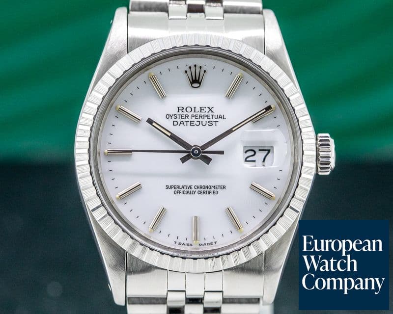 Image of Rolex Datejust White Dial / Jubilee SS 