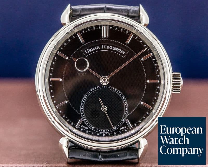 Image of Urban Jurgensen 1140 Black Dial 18k White Gold 