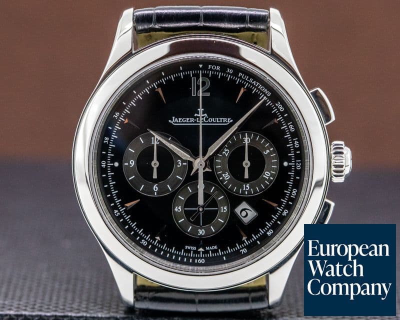 Image of Jaeger LeCoultre Master Control Chronograph SS Black Dial