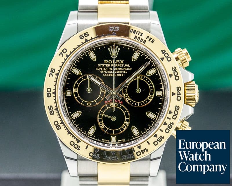 Image of Rolex Daytona Black Dial 18K / SS FULL SET 2019
