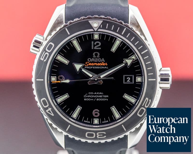 Image of Omega Seamaster Planet Ocean Co-Axial SS / Rubber 45.5MM