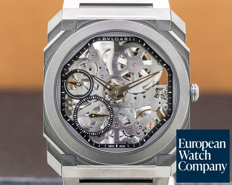 Image of Bulgari Octo Ultranero Finissimo Skeleton UNWORN