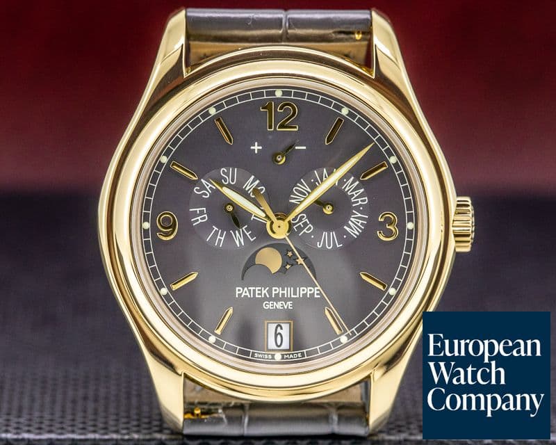Image of Patek Philippe Annual Calendar Grey Dial 18K Yellow Gold
