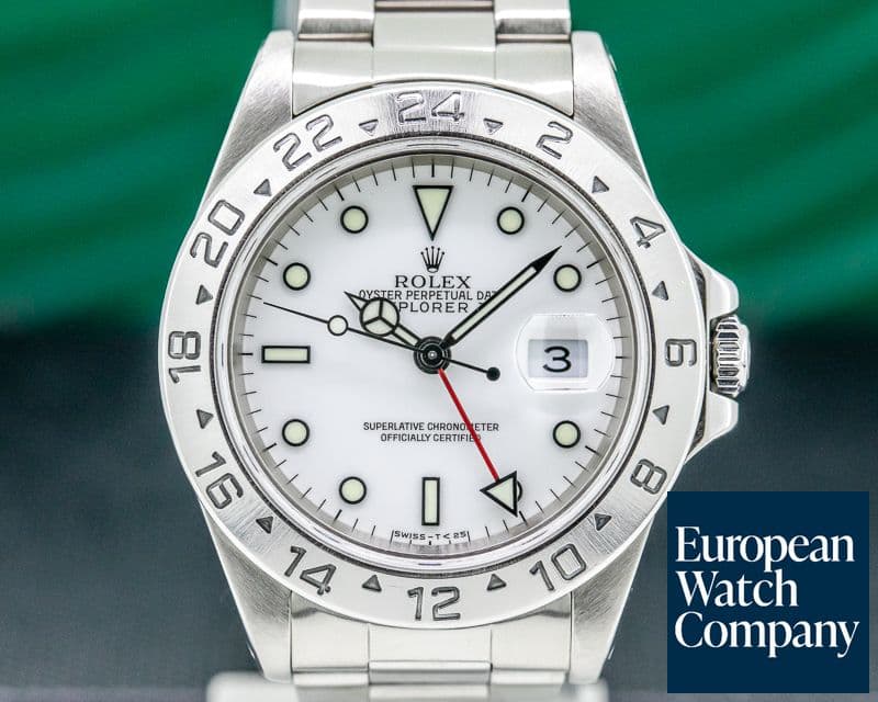 Image of Rolex Explorer II White Dial SS